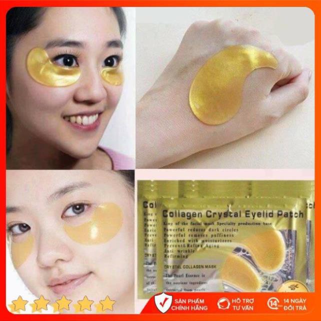 Mặt Nạ Dưỡng Làm Mờ Quầng Thâm Mắt Collagen Crystal Eyes