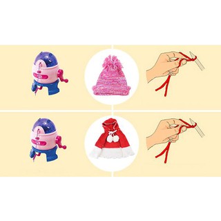 Máy đan len mini dành cho bé màu hồng (Hồng tím)