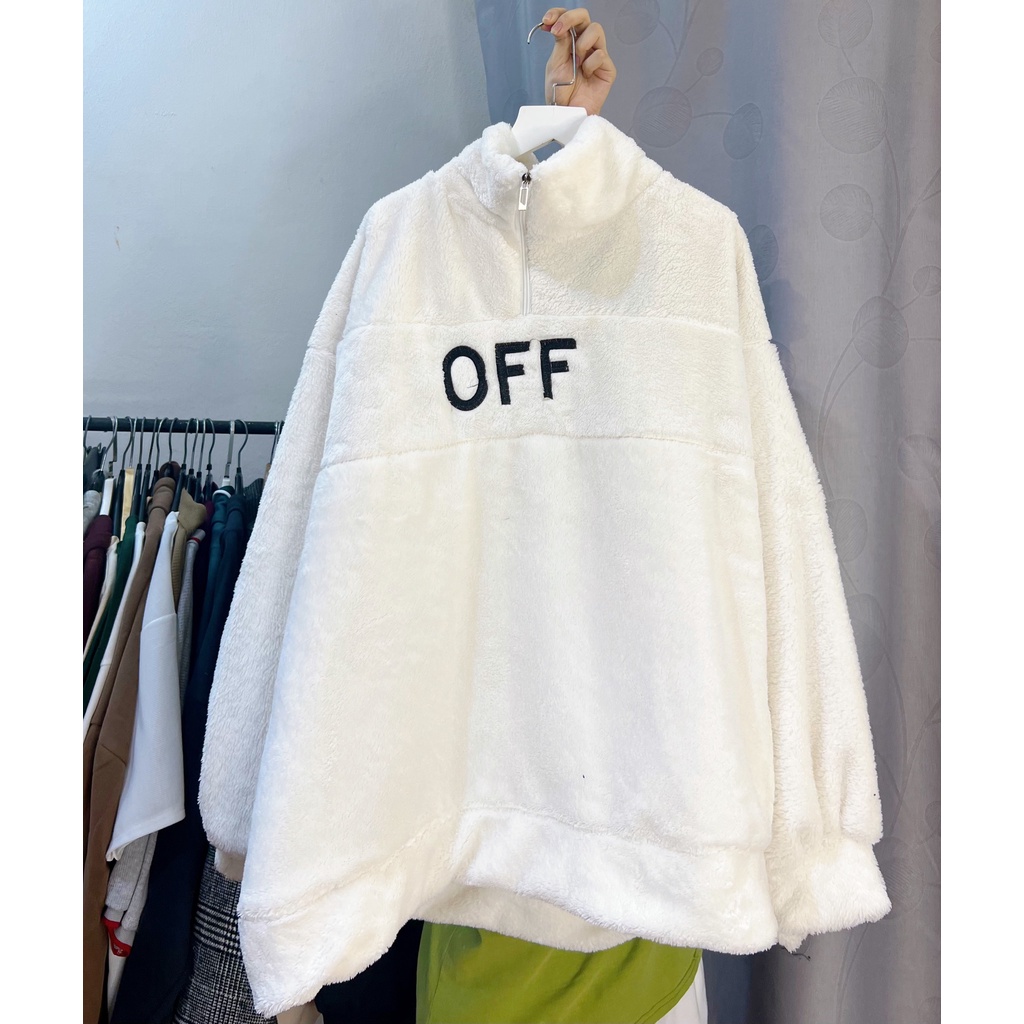 Áo Sweater cổ polo có khoá kéo  phong cách hàn quốc dành cho nam và nữ