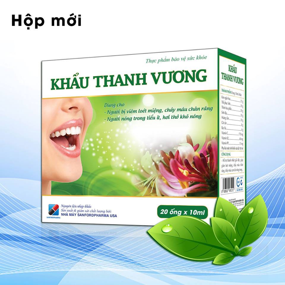 Khẩu thanh vương - không lo nhiệt miệng