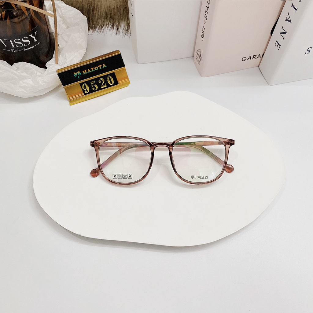 Mắt Kính Gọng Cận Dẻo Hàn Quốc Form Vuông Lyly 9520 K663 Siêu Hot - Hazo