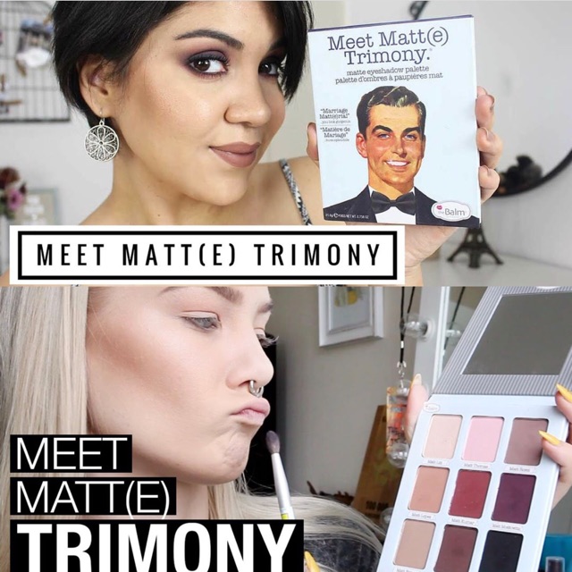 Bảng Phấn Mắt 9 Ô The Balm Meet Matte Trimony