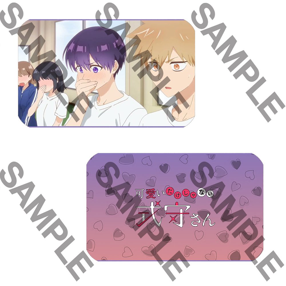 Ảnh card bo góc in hình SHIKIMORI-SAN CỦA TÔI KHÔNG CHỈ DỄ THƯƠNG thẻ bo viền 5*8cm anime chibi