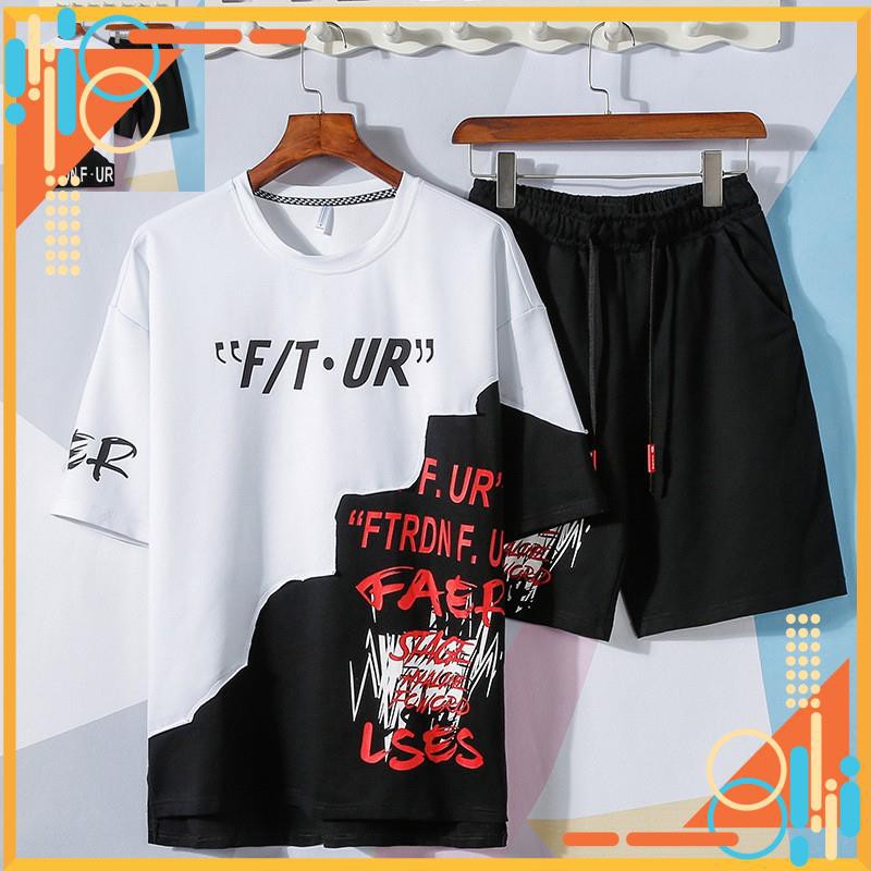 Quần áo hè nam cotton set đồ bộ người lớn trẻ em mùa hè thể thao cao cấp thoải mái chất lượng cao thấm hút mồ hôi Tiger