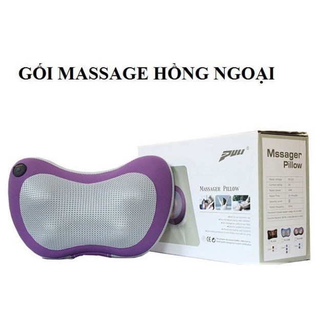 [HOT] GỐI MASSAGE HỒNG NGOẠI 6 BI MAGIC (HÀNG CHUẨN GIÁ ĐẸP) shop KUMO