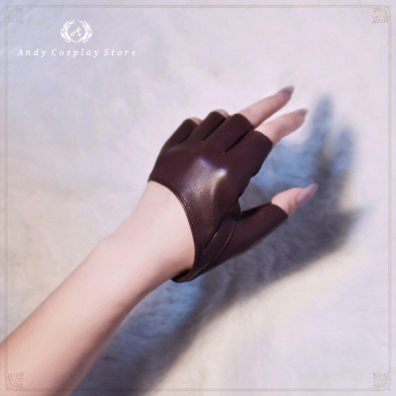 [CÓ SẴN] Găng tay PU nửa bàn hở ngón