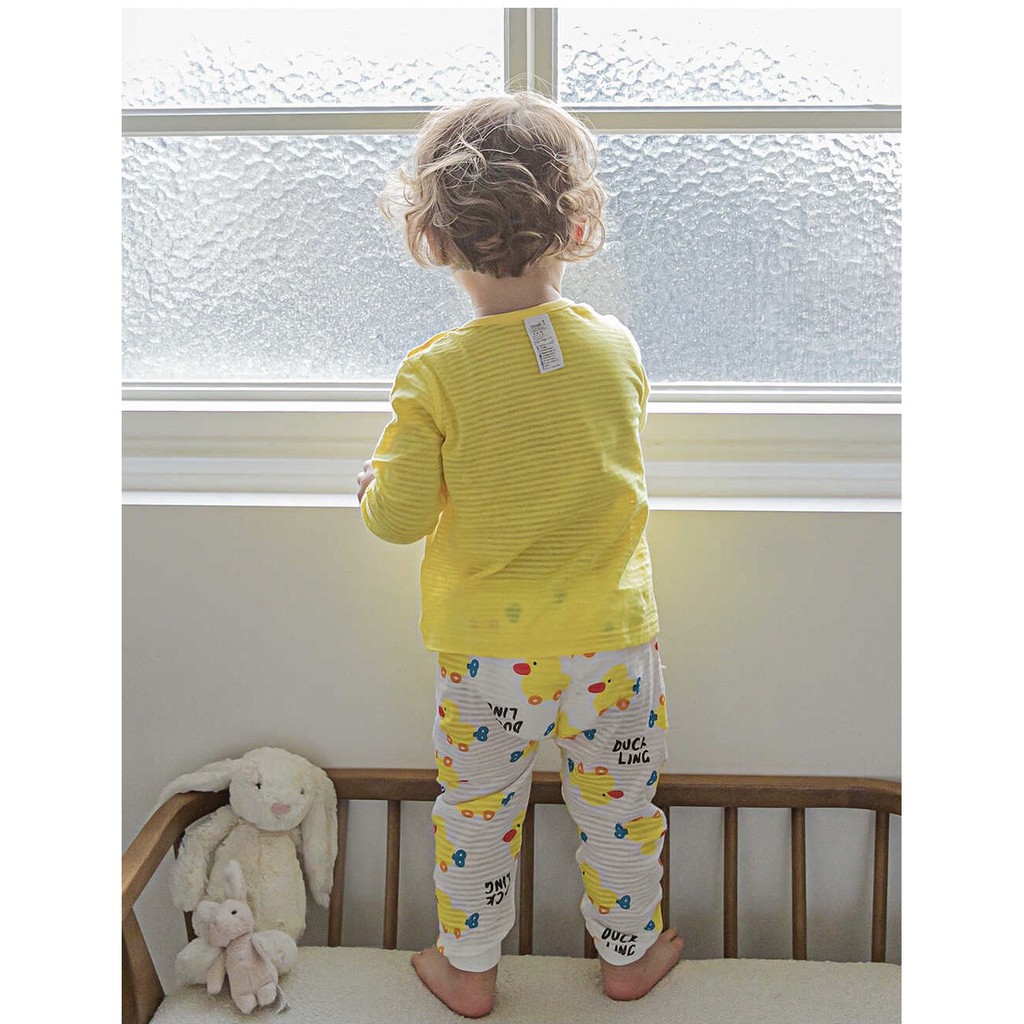 BỘ DÀI TAY CAO CẤP BÉ TRAI CỦA HÃNG CORDII, CHẤT COTTON GIẤY ORGANIC, CON VỊT