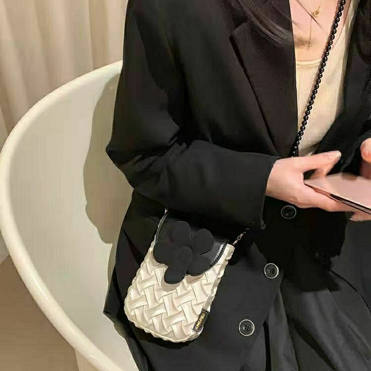 Túi Đựng Điện Thoại Di Động Mùa Hè Họa Tiết Hoa Hồng Con Người Sang Trọng Phổ Biến Niche ins Cros Cho Nữ