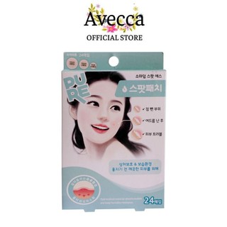 Miếng Dán Giảm Mụn,Giảm Hình Thành Sẹo Do Mụn Somaderm Hàn Quốc Hộp 24 Miếng