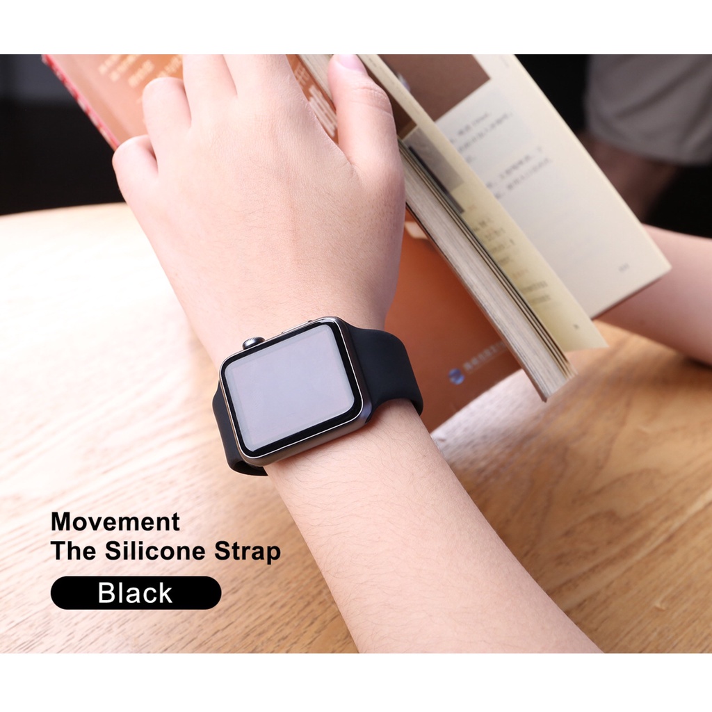 Dây silicon dành cho đồng hồ Apple watch size 38mm/40mm/41mm/42mm/44mm/45mm