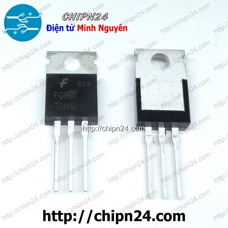 [1 CON] (KT1) Mosfet 70N10 TO-220 70A 100V Kênh N (FQP70N10 FQP 70N10)