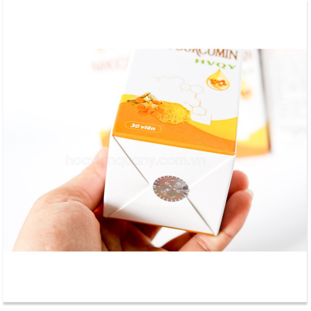 Viên uống Nano Curcumin Học Viện Quân Y hỗ trợ điều trị viêm loét dạ dày, tá tràng