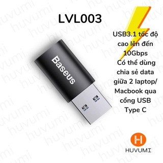 Đầu chuyển USB Type A sang USB Type C tốc độ cao (USB Type C to Type A Adapter  LV119
