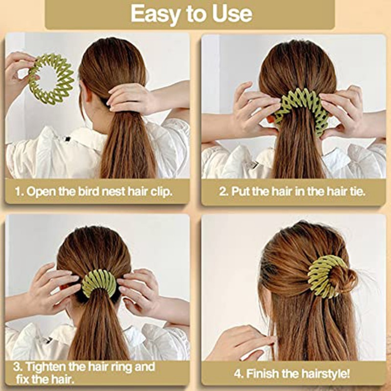Kẹp Tóc Hình Tổ Chim Thời Trang Cho Nữ
