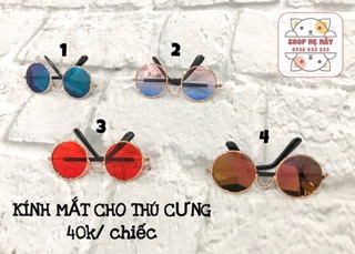 KÍNH MẮT CHO CHÓ MÈO DƯỚI 7KG