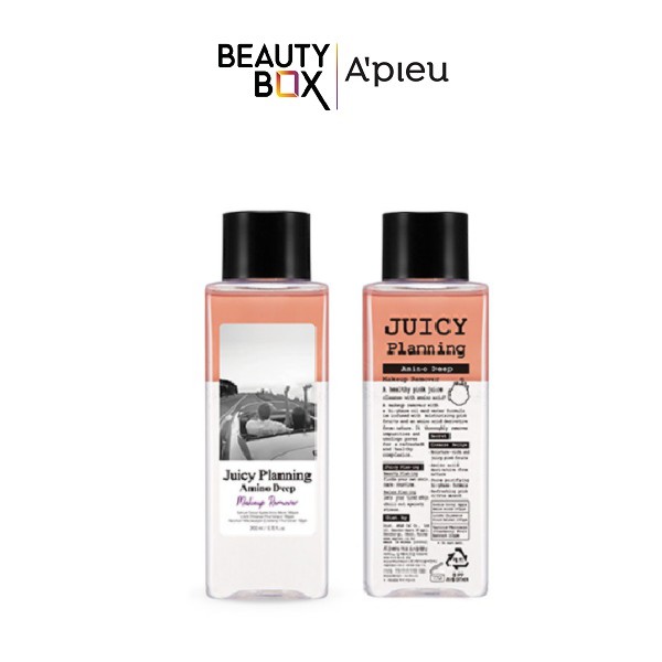 Tẩy Trang Mắt Và Môi A'Pieu Juicy Planning Amino Deep Makeup Remover 200ml(09/2022)(01/03/2023)