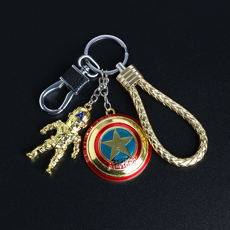 Móc Khóa IRON MAN Avengers Kuu Clothes Màu Bạc Cao Cấp - Móc Khóa Siêu Anh Hùng Thép Titan Không Gỉ -IRONMAN Avenger