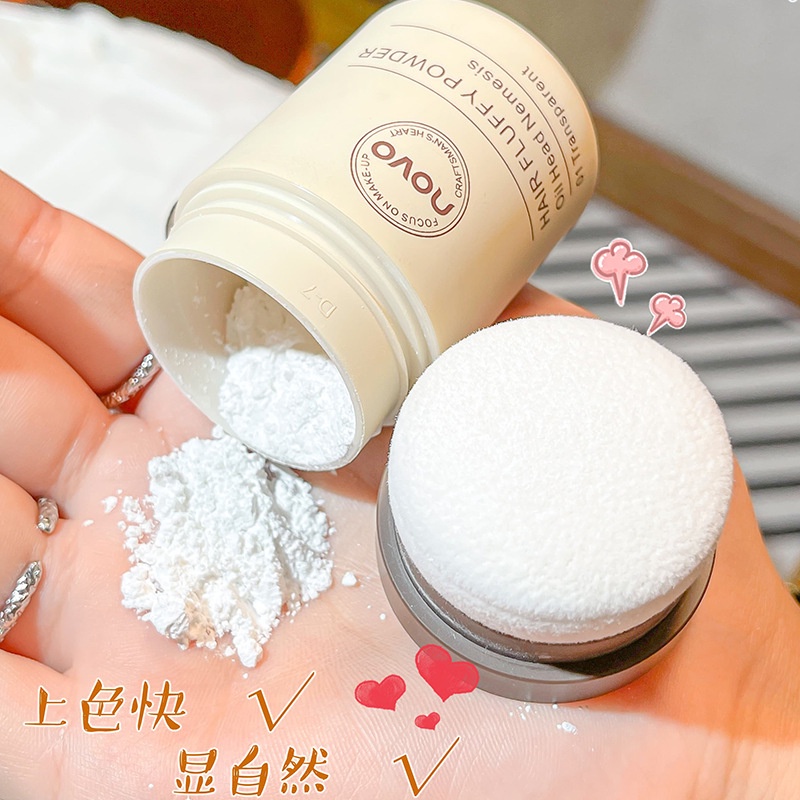 Phấn Phủ Chân Tóc Novo Kiểm Soát Dầu Làm Tươi Mới Tóc Mái Nhà