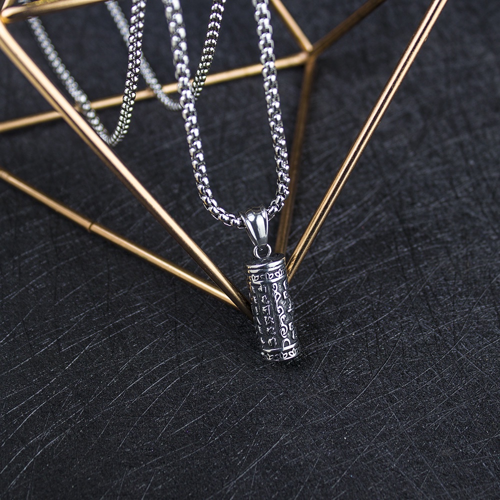 Vòng cổ bằng thép không gỉ phong cách Âu Mỹ thời trang