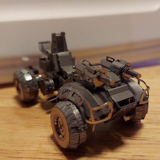 Mô Hình 3D Kim Loại Xe UNSC Gungoose Trong Series HALO