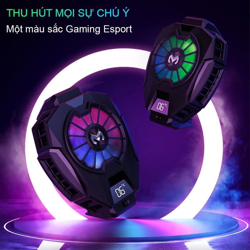 Quạt tản nhiệt điện thoại sò lạnh Memo DL05 / DL06 / DL07 / FL01/ FL05 / FL06 / FL07 chơi game mobile PUBG FF Liên Quân