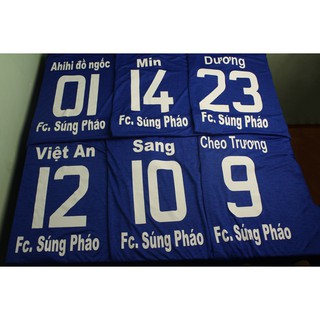 Dịch Vụ In Tên + Số