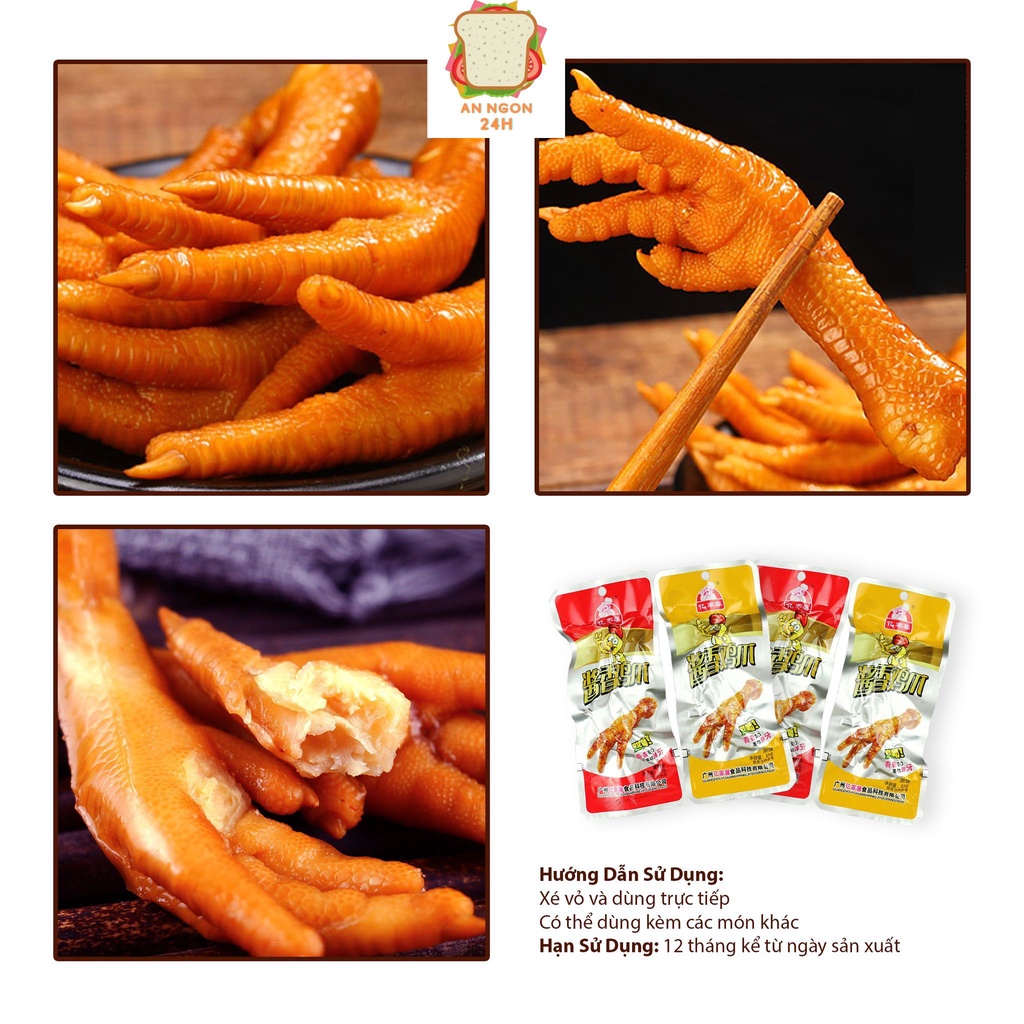 1 bịch 30 chân gà cay Chân gà tứ Xuyên siêu ngon