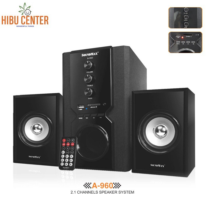 Loa Vi Tính SOUNDMAX A960 Âm Thanh Sống Động Hibucenter