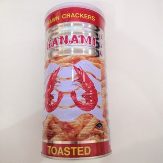 Snack Tôm Hanami Thái Lan Hanami Prawn Crackers (Lon 110g-bạc)