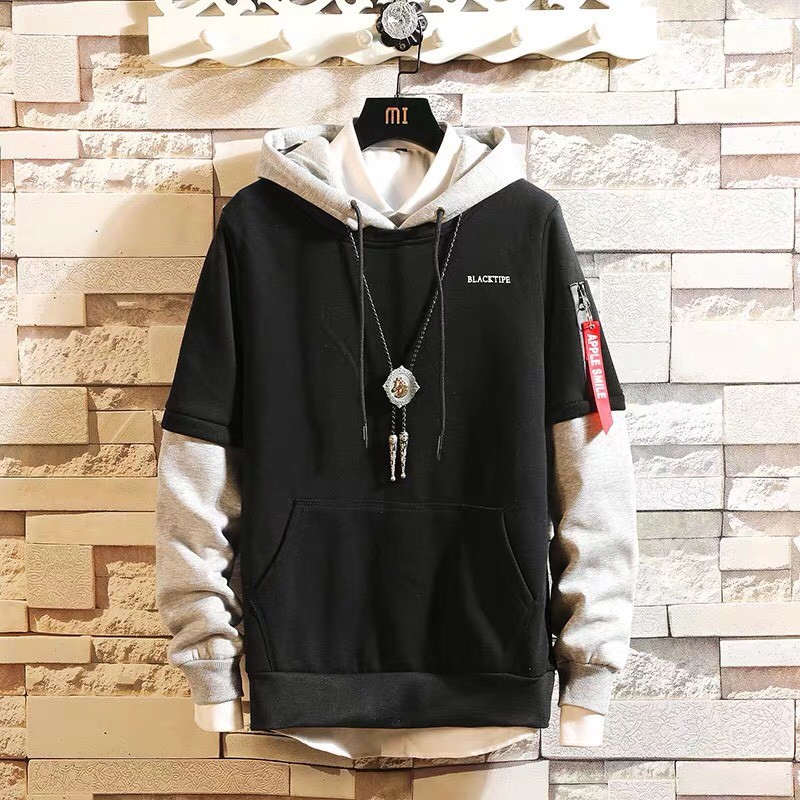 Áo Hoodie Phối Màu Cá Tính Nam Nữ Chất Đẹp Unisex | BigBuy360 - bigbuy360.vn