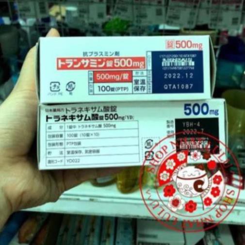 Viên trắng da, mờ nám, tàn nhang Transamin 500mg (100 viên) Nhật Bản | Thế Giới Skin Care