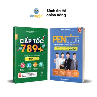 Combo Sách PENBOOK + Cấp tốc 789+ môn Lí luyện đề, tổng ôn thi THPT QG 2022 - Nhà sách Ôn luyện