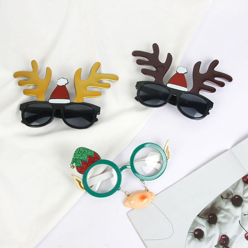 Mắt Kính Hình Ông Già Noel / Người Tuyết Sáng Tạo Trang Trí Giáng Sinh Cho Bé