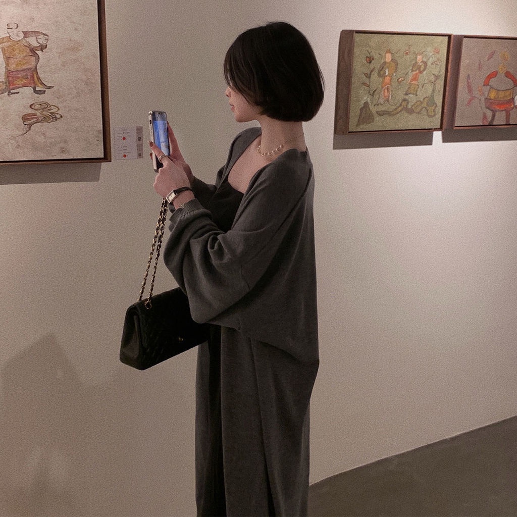 Áo Khoác Cardigan Dệt Kim Thiết Kế Mới Thời Trang Mùa Xuân Dành Cho Nữ