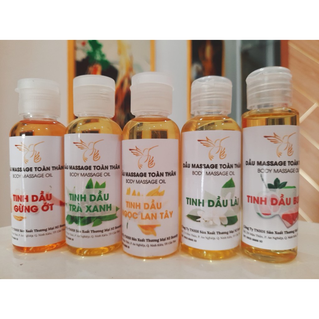 Mẫu thử dầu massage body 60ml