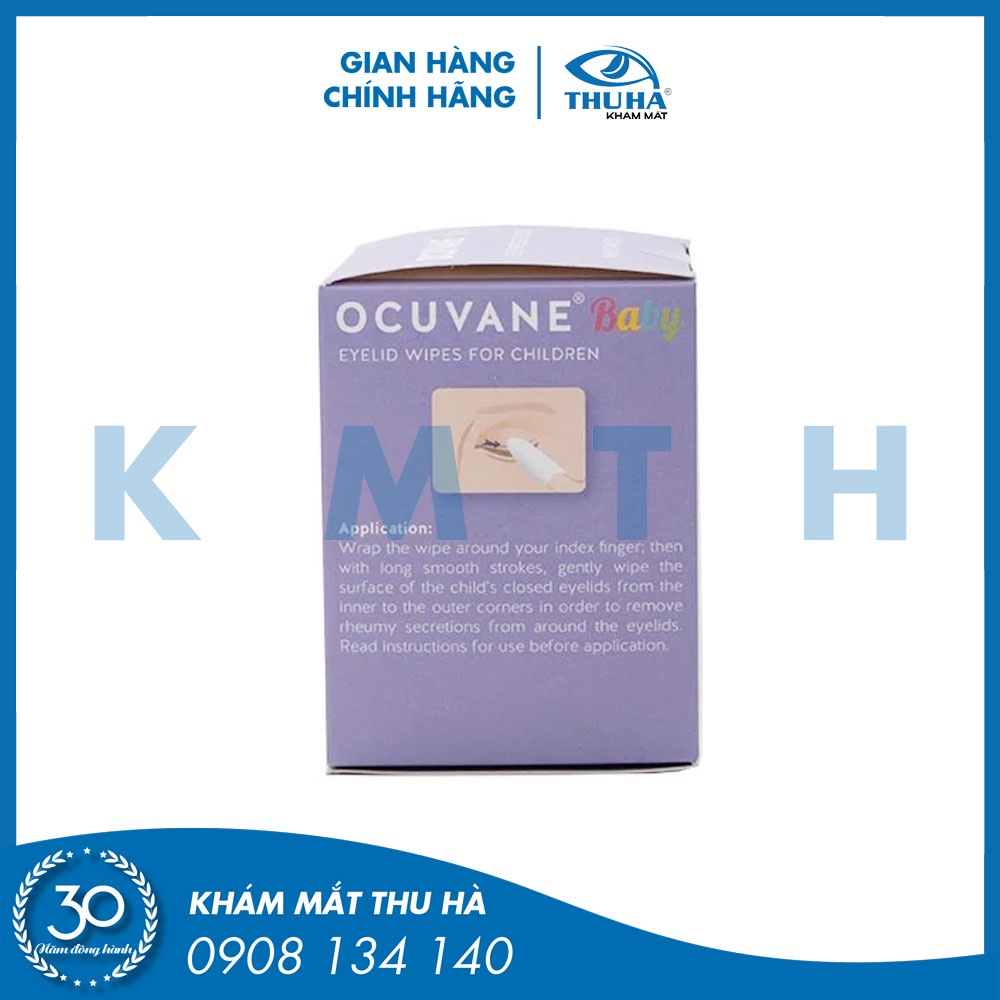 Miếng gạc lau mi mắt trẻ em OCUVANE Baby - Hungary