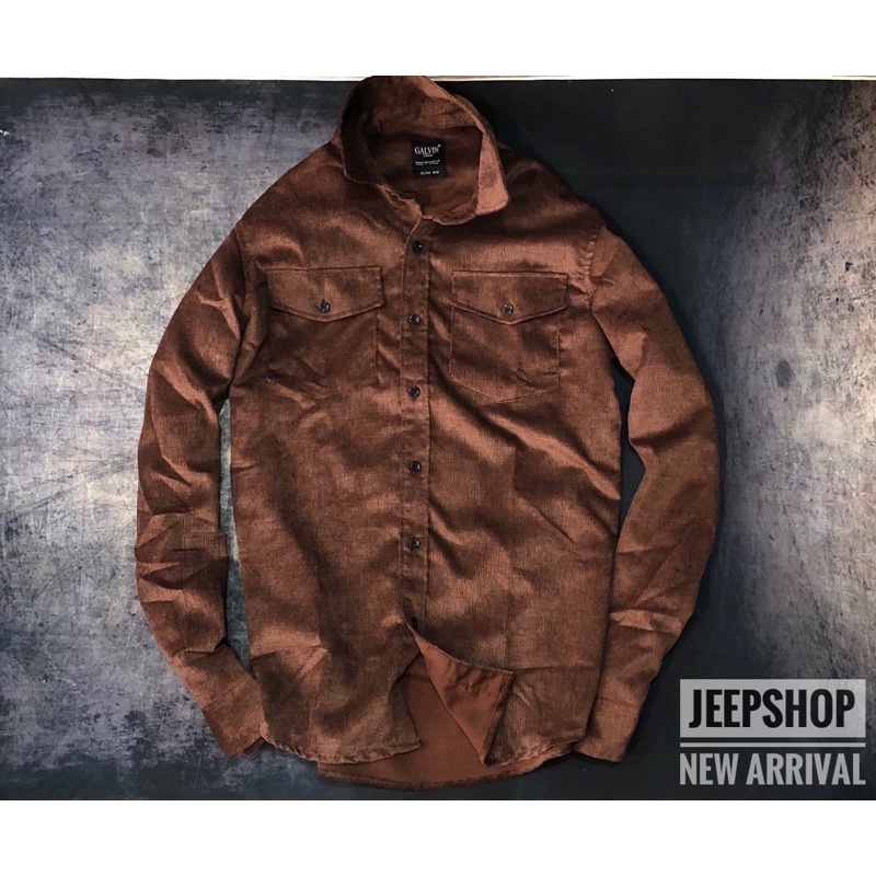 Sơ mi nhung Galvin phong cách cổ điển