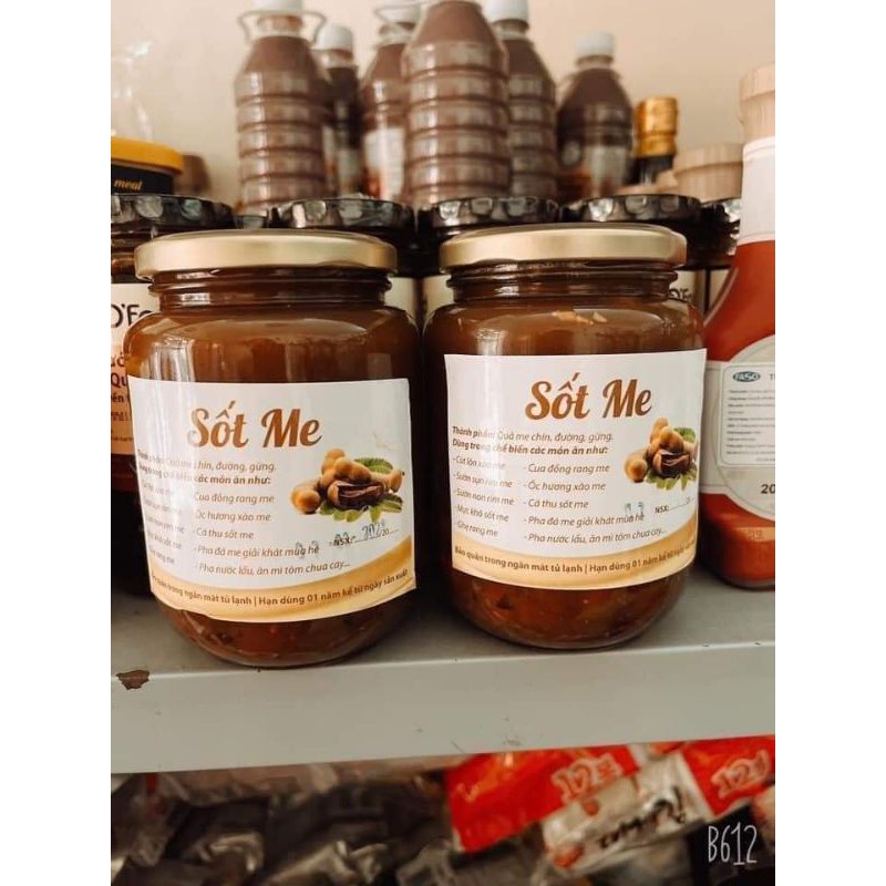 Sốt me đường phèn 900gr nhà làm đồ ăn - nuớc uống cực chất