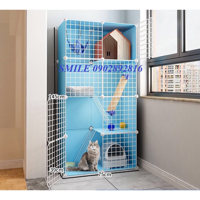 [FREESHIP] COMBO CHUỒNG, LỒNG LƯỚI THÉP CHO CHÓ MÈO THÚ CƯNG ĐA NĂNG