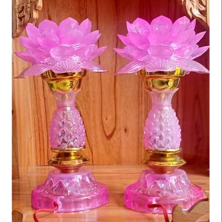 Cặp Đèn Thờ Bông Sen Mạch Điện Tử