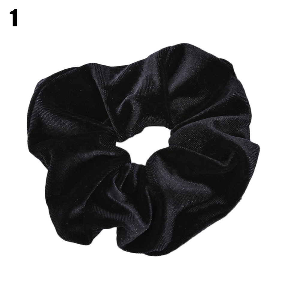 Velvet Elastic Hair Rope Scrunchie Ponytail Holder Rubber Band Hair Accessory