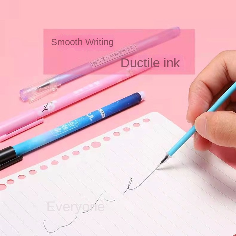 Bút Bi Mực Đen Ngòi 0.5mm 145mm Màu Macaron