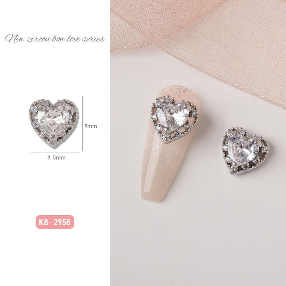 Móng Tay OCEANMAP|Dây Chuyền Tự Làm Tinh Tế 3D|Phụ Kiện Trang Trí Móng Tay Hình Nơ Bằng Hợp Kim Lấp Lánh