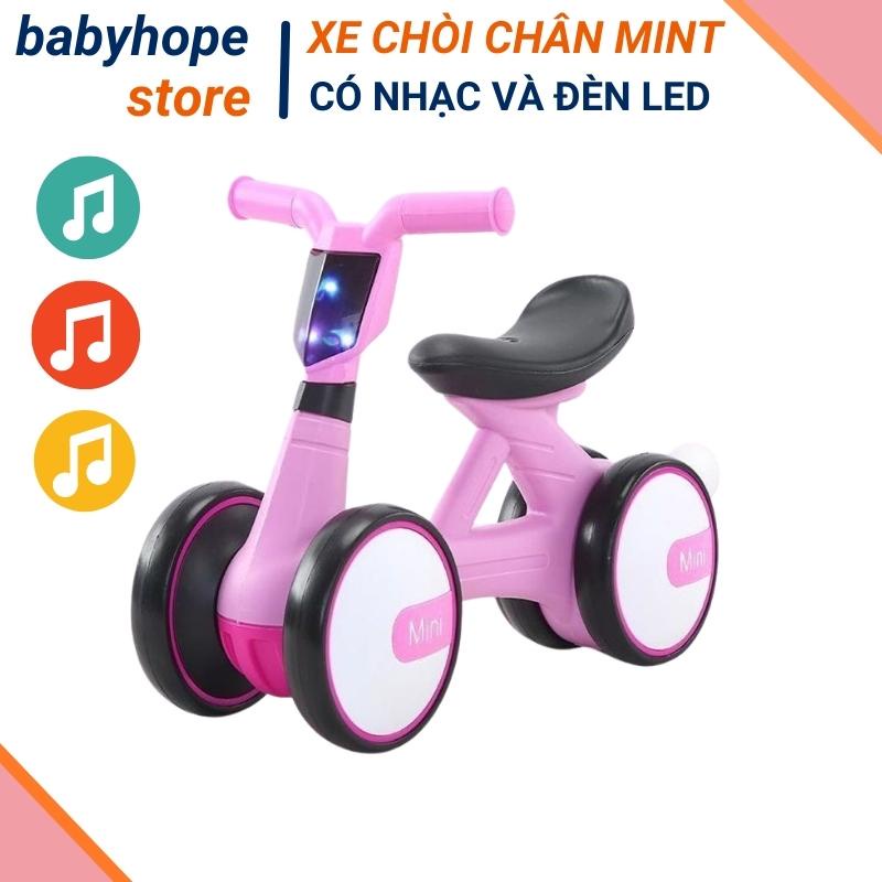 Xe chòi chân cho bé 1 2 tuổi thăng bằng có nhạc đèn BABYHOPE