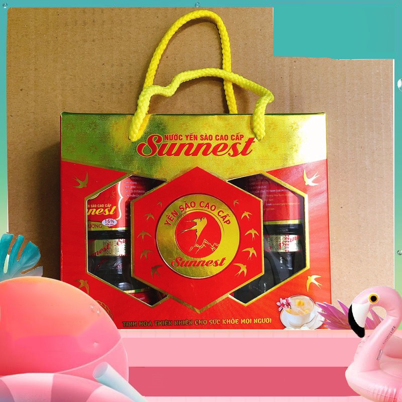 [ SIÊU NGON LUÔN CHÁY HÀNG ] Hộp Yến Sào Sunnest chưng đường phèn hộp 6 lọ x 70ml, Hạn sử dụng 24 tháng NXG | BigBuy360 - bigbuy360.vn