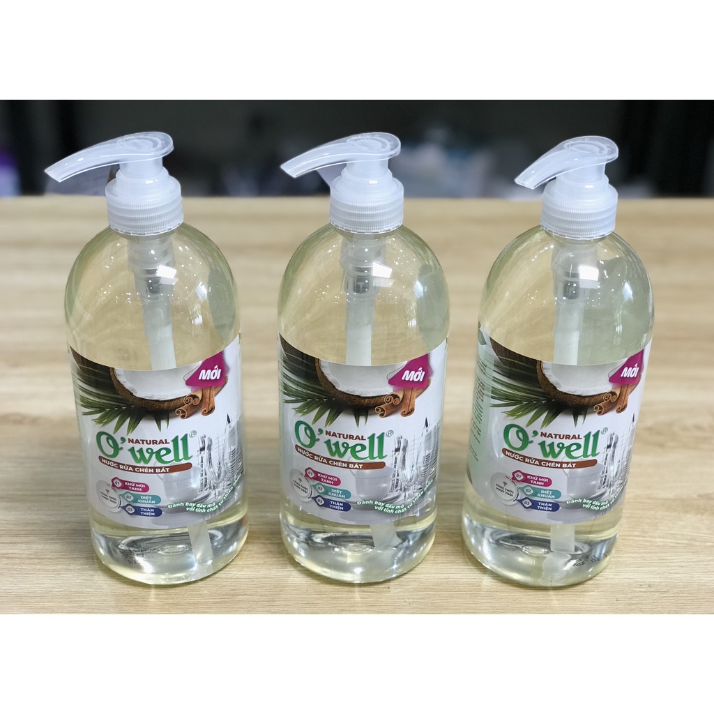 Nước Rửa Chén Owell Tinh Dầu Quế Siêu Sạch 1200ml