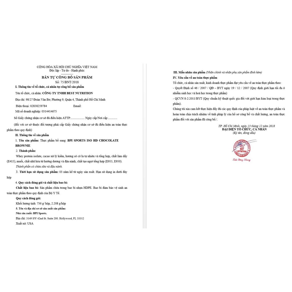 Sữa Tăng Cơ, Phát Triển Cơ, Bổ Sung Whey Protein, Iso HD