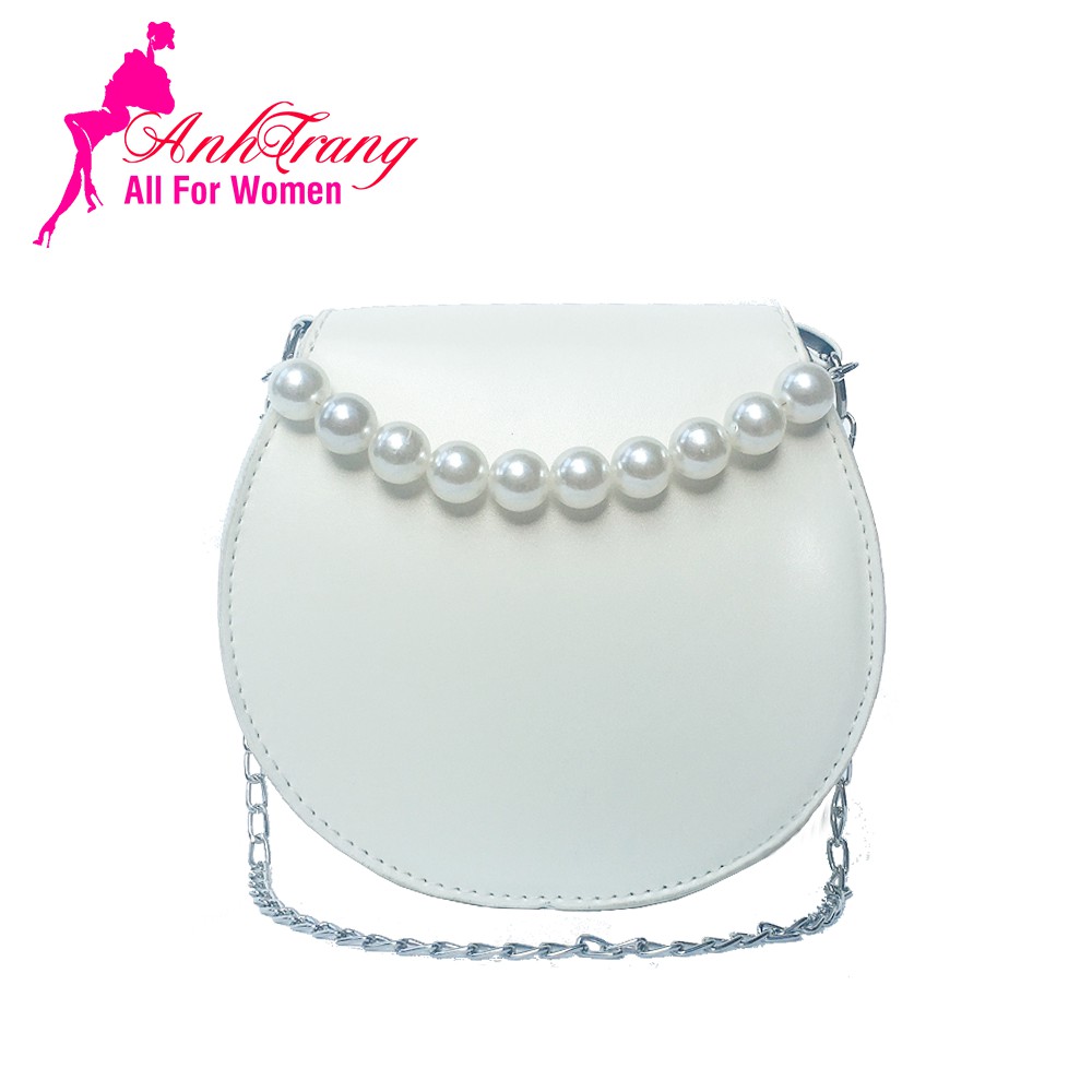 Túi Xách Nữ Tròn Da Mềm Quai Ngọc XT006 | BigBuy360 - bigbuy360.vn