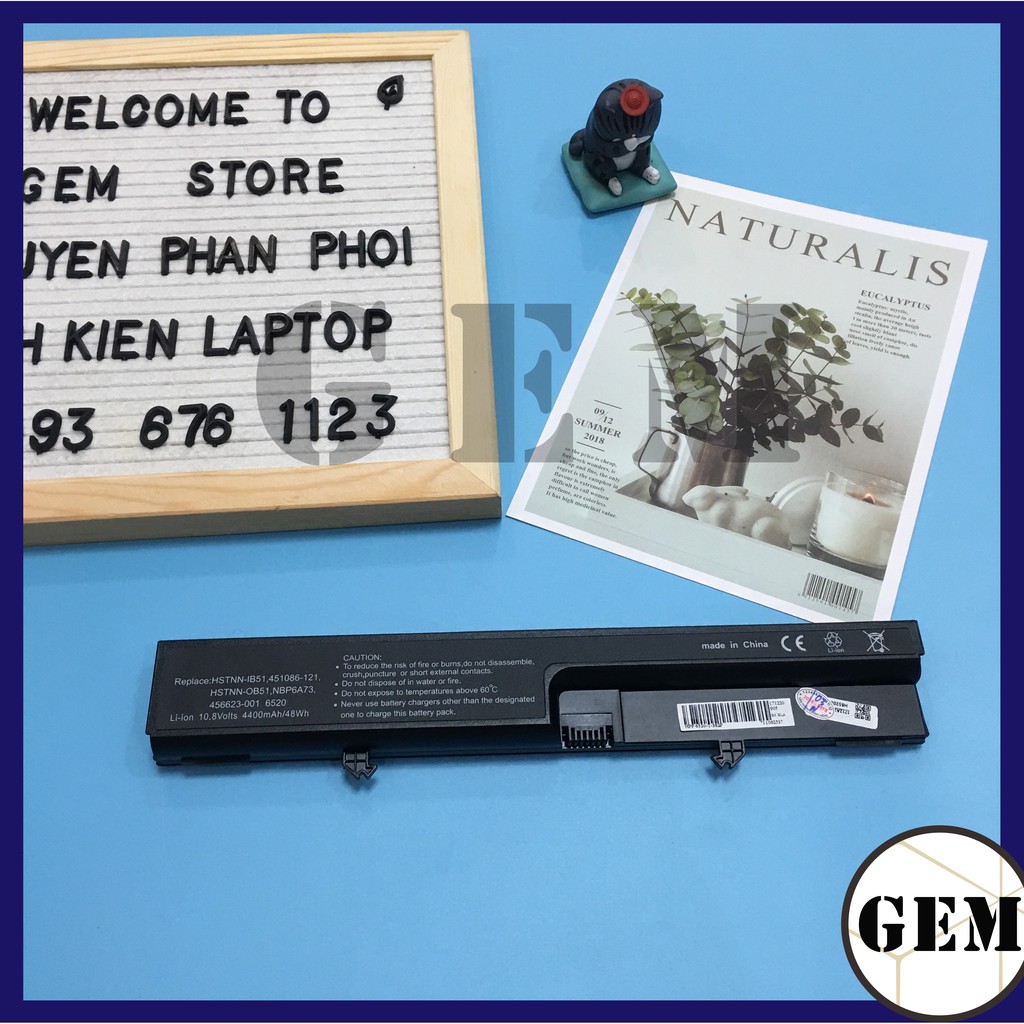 [Giá hủy diệt] Pin Laptop HP 6520s 6530s 6531s 6535s COMPAQ 511 515 516 540 541 PIN 6 CELL nhập khẩu