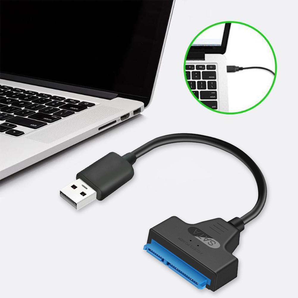 Cáp chuyển đổi Usb 2.0 sang Sata 22 chấu cho ổ cứng Hdd Ssd 2.5in